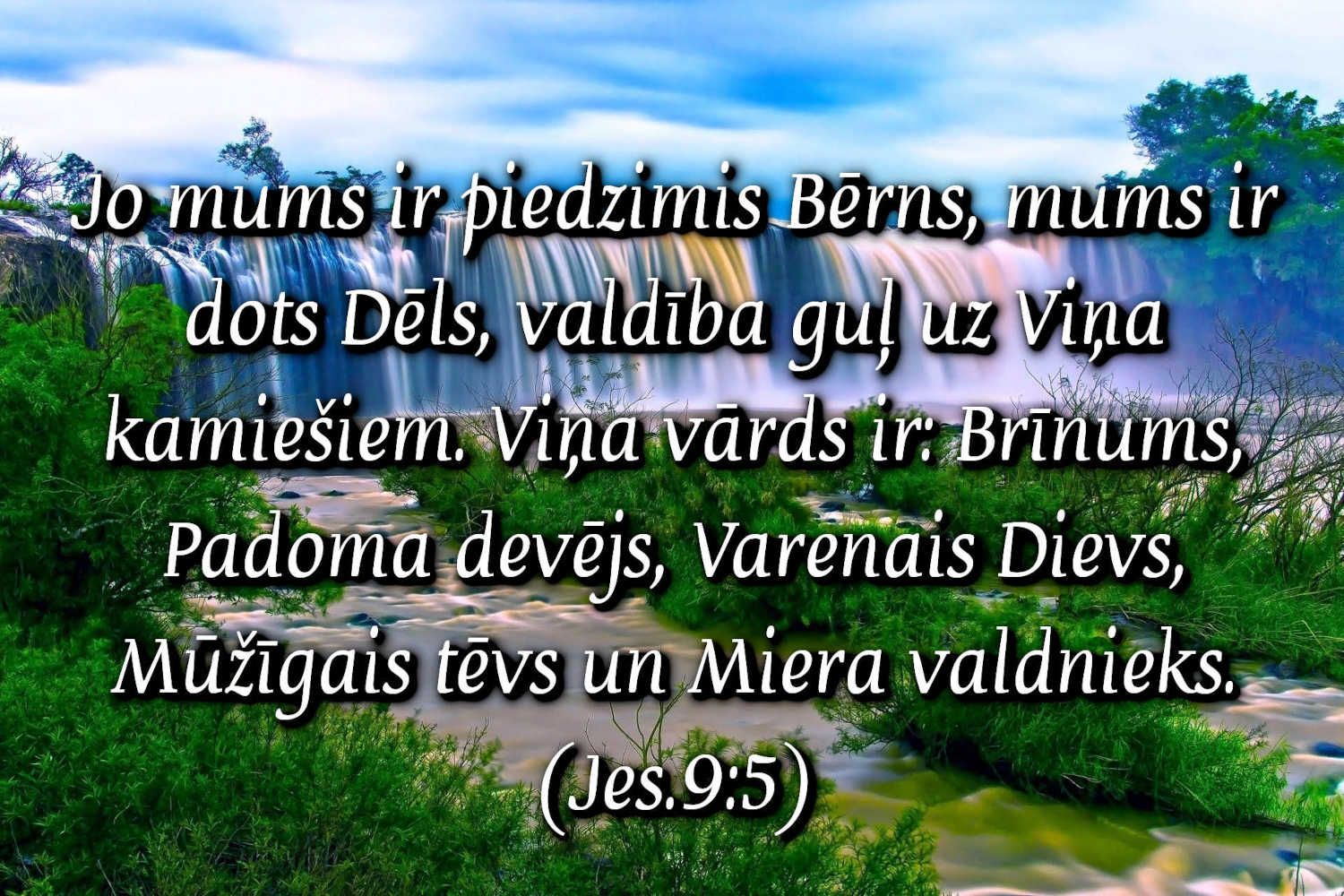 Pravieša Jesajas grāmata 9:5